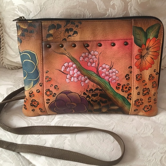Anuschka Handbags - Anuschka NEW!! Work Of Art!! Beautiful Hand-Painted Crossbody
